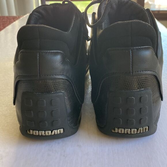 NIKE AIR JORDAN 18 Low Black Chrome 306151 001 Basketball Shoes Size 12 - Picture 4 of 7